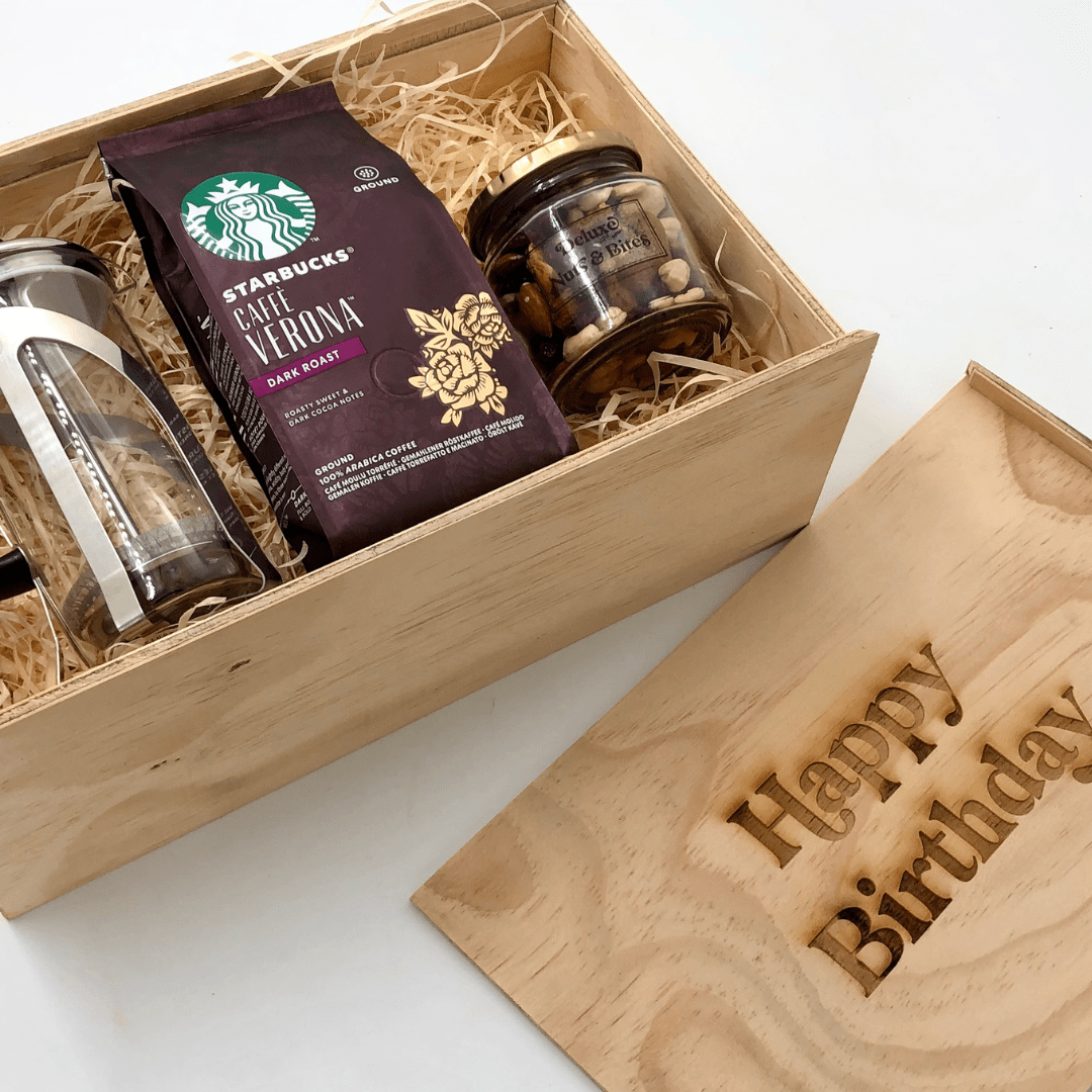 Starbucks Birthday Box.